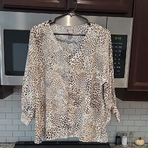 Blouse Small Animal Print